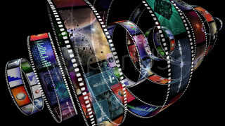 Filmstrip camera filmroll videoart cinema - a film strip free wallpaper