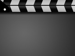 Clapperboard light black white stripe - video art free wallpaper