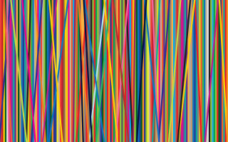 Multicolored vertical line red blue - bridget riley free wallpaper