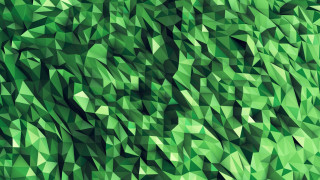 Large green abstract background triangles - low free wallpaper