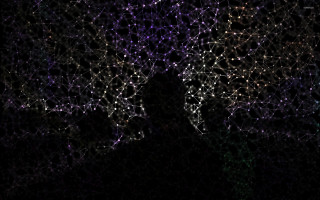 Person dark cellphone lights background - the dark free wallpaper