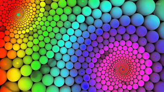 Colorful background circles rainbow center 2 - a colorful background free wallpaper